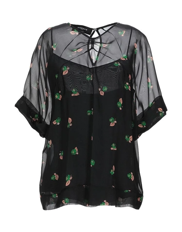 Rochas Silk Rose Blouse