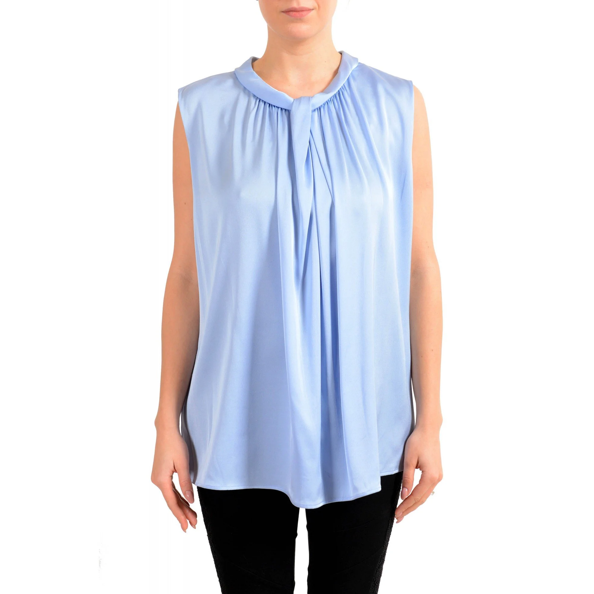 Hugo Boss Iyabo Sleeveless Top in Blue