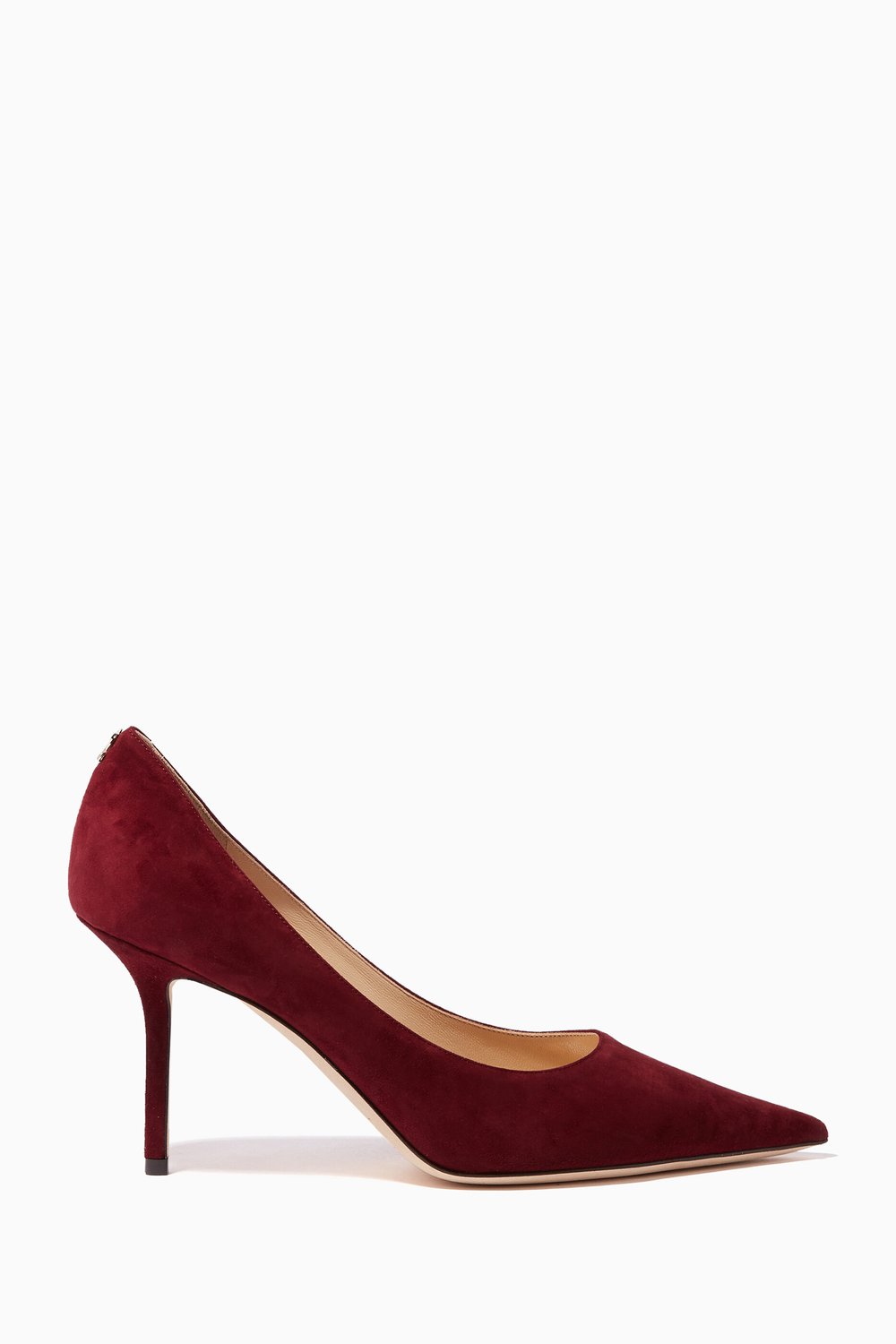 Jimmy Choo Love 85 Pumps in Burgundy Suede — UFO No More Jimmy Choo Love 85 Pumps in Burgundy Suede — UFO No More