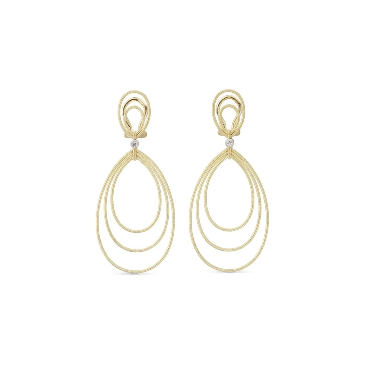 Buccellati Hawaii Earrings in Yellow Gold