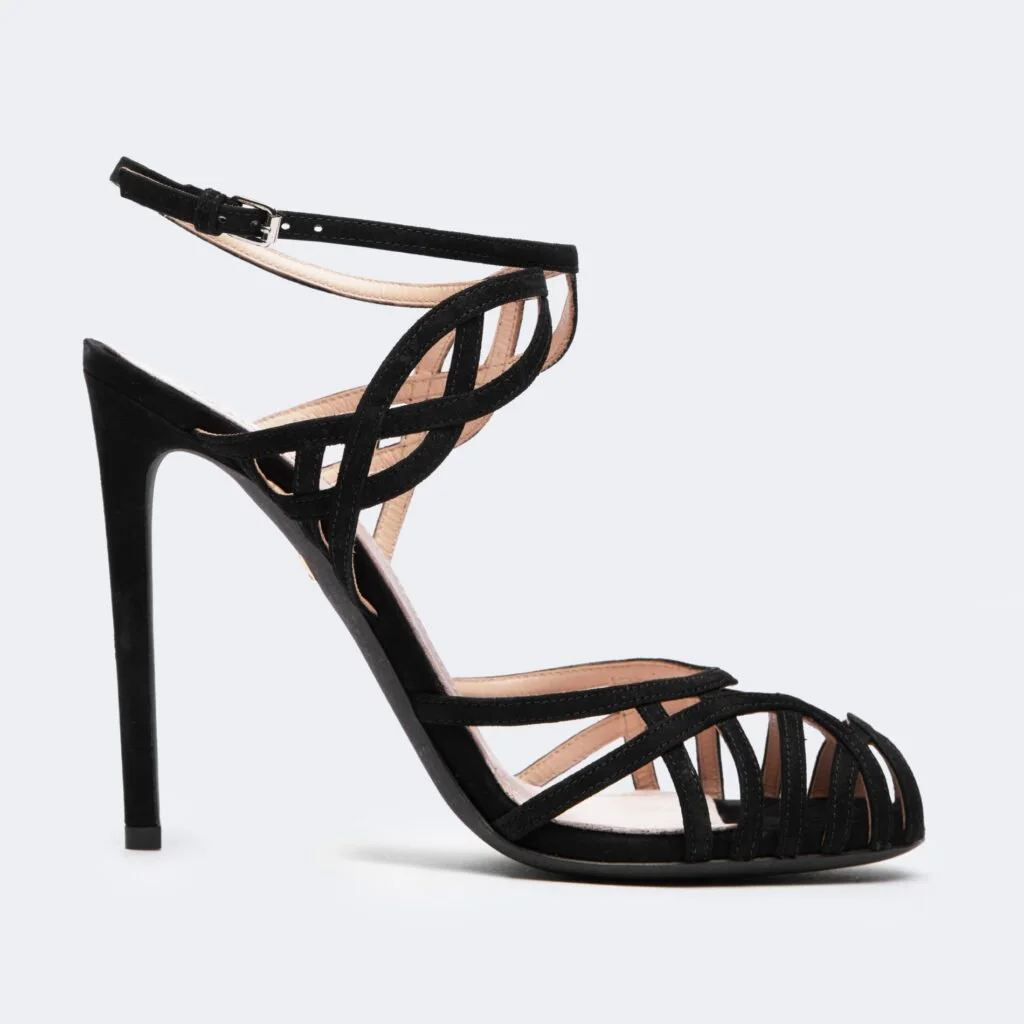 Giambattista Valli Strappy Stiletto Sandals in Black