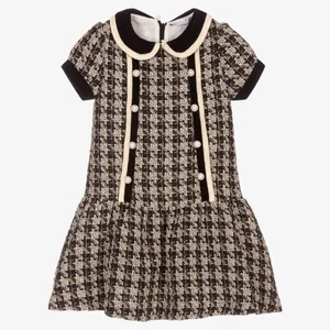 PATACHOU - Floral Velvet Dress - Black main image 1
