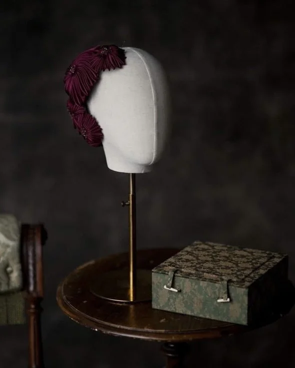 Örjan Jakobsson Silk Ribbon Headpiece