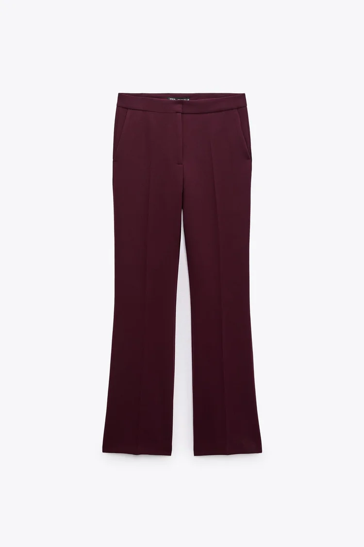 Zara Full Length Trousers in Eggplant — UFO No More