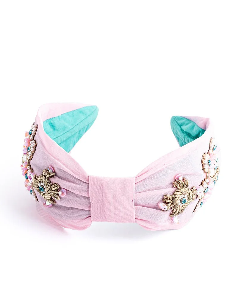 Namjosh Laxmi Headband in Fuchsia