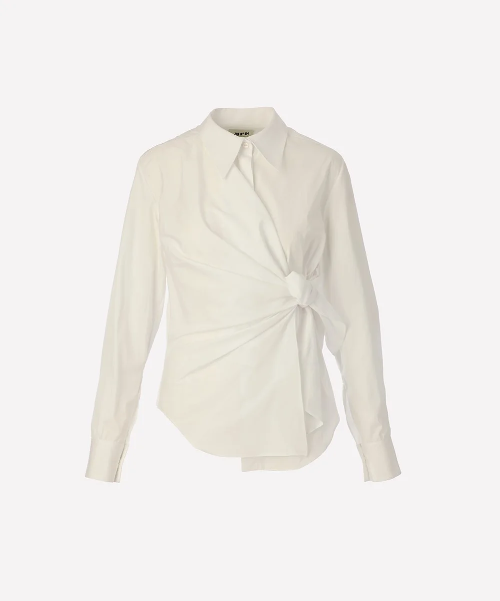 Maison Rabih Kayrouz Knot Front Blouse
