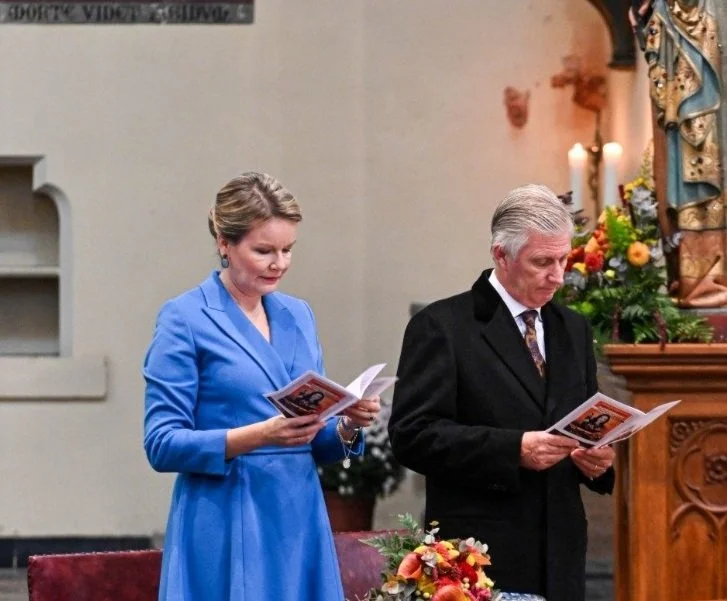 King Philippe and Queen Mathilde celebrate 150th anniversary of the Abbey of Maredsous