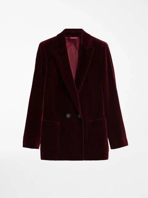Max Mara Ozieri Jacket in Wine