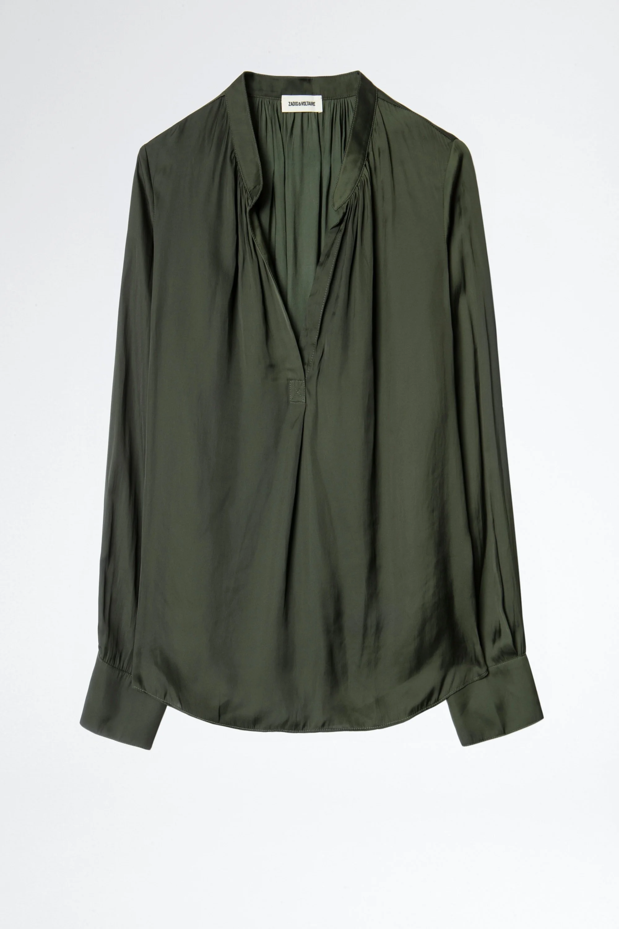 Zadig et Voltaire Tink Blouse in Khaki