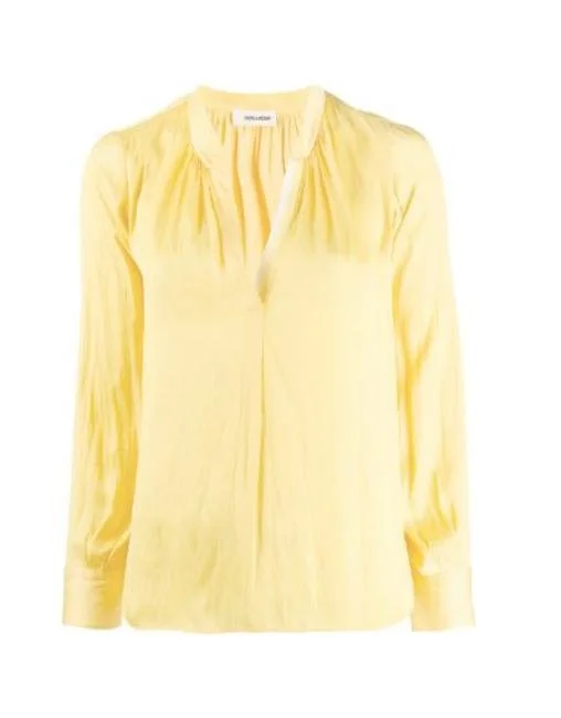Zadig et Voltaire Tink Blouse in Yellow