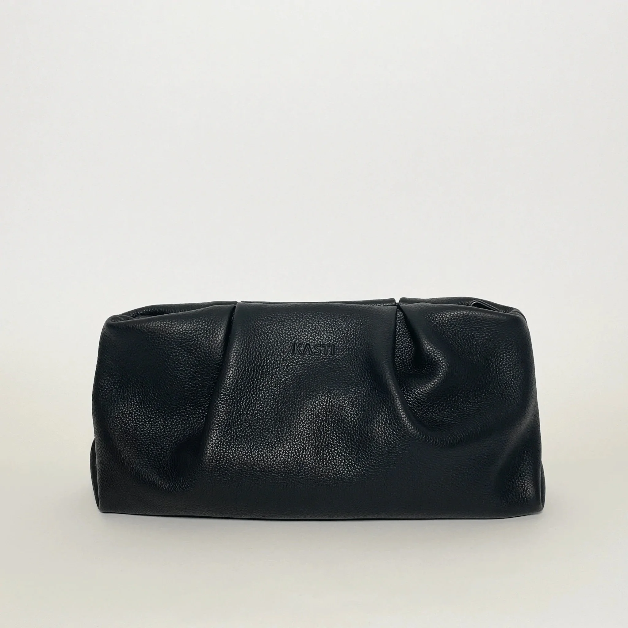 Kasti Fig Large Clutch in Black