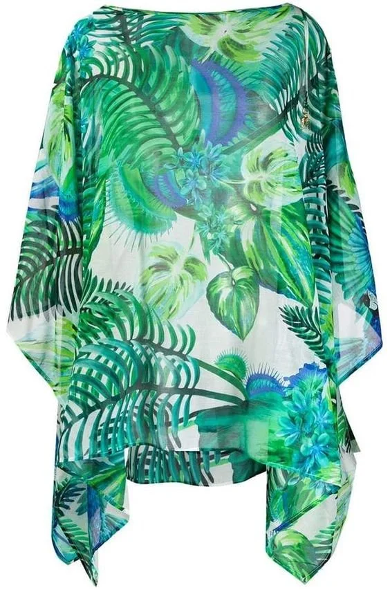 Roberto Cavalli Floral Printed Kaftan