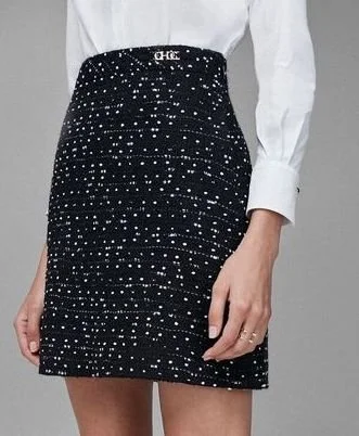 Carolina Herrera Tweed Mini Skirt