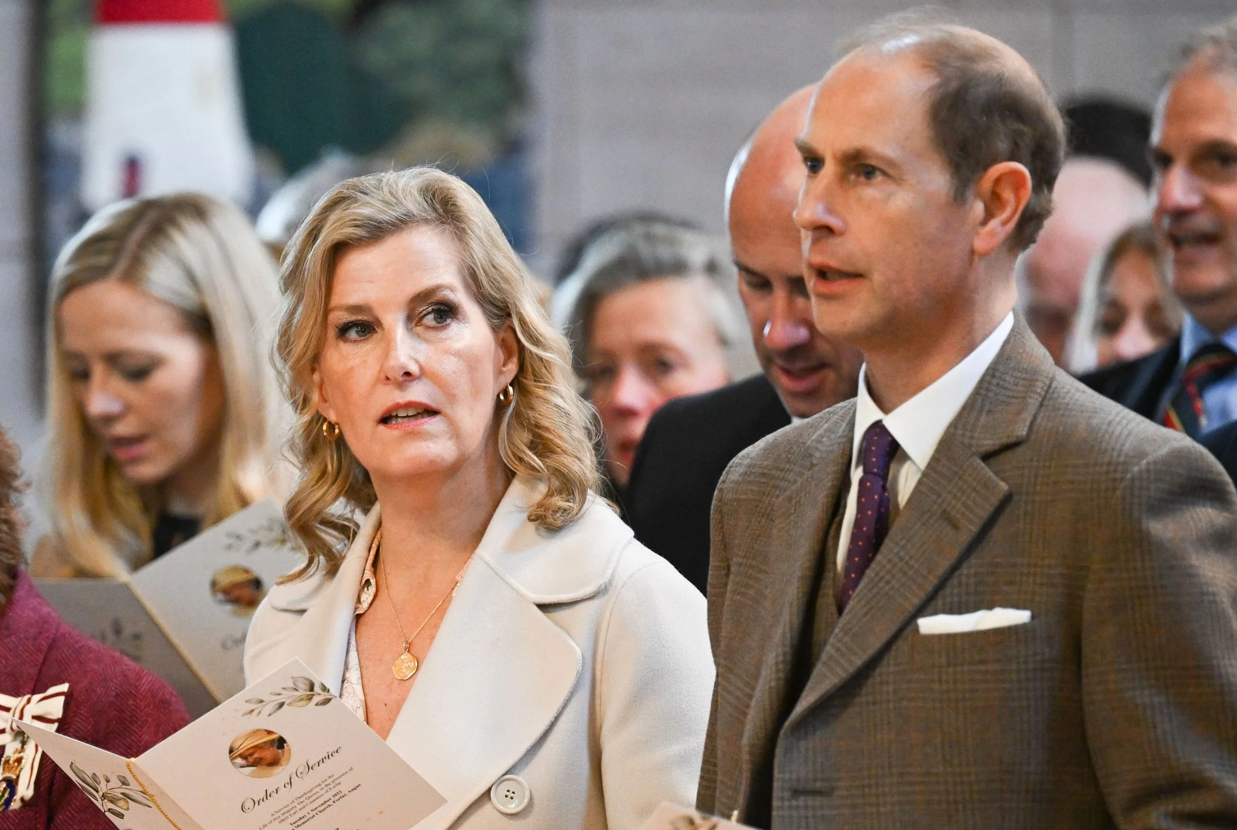 The Earl and Countess of Wessex visit Forfar