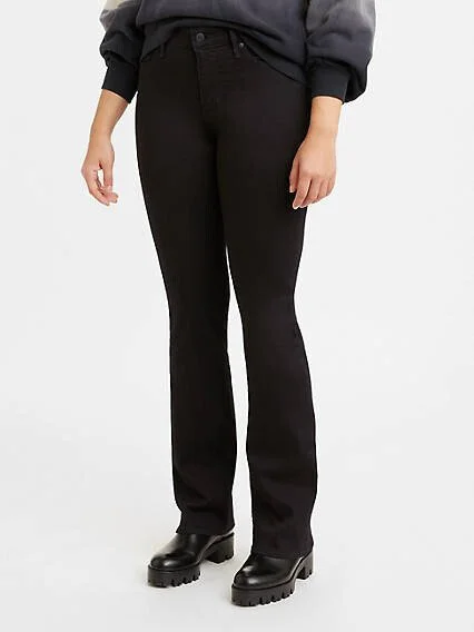 Levi's 315 Shaping Bootcut Jeans in Soft Black