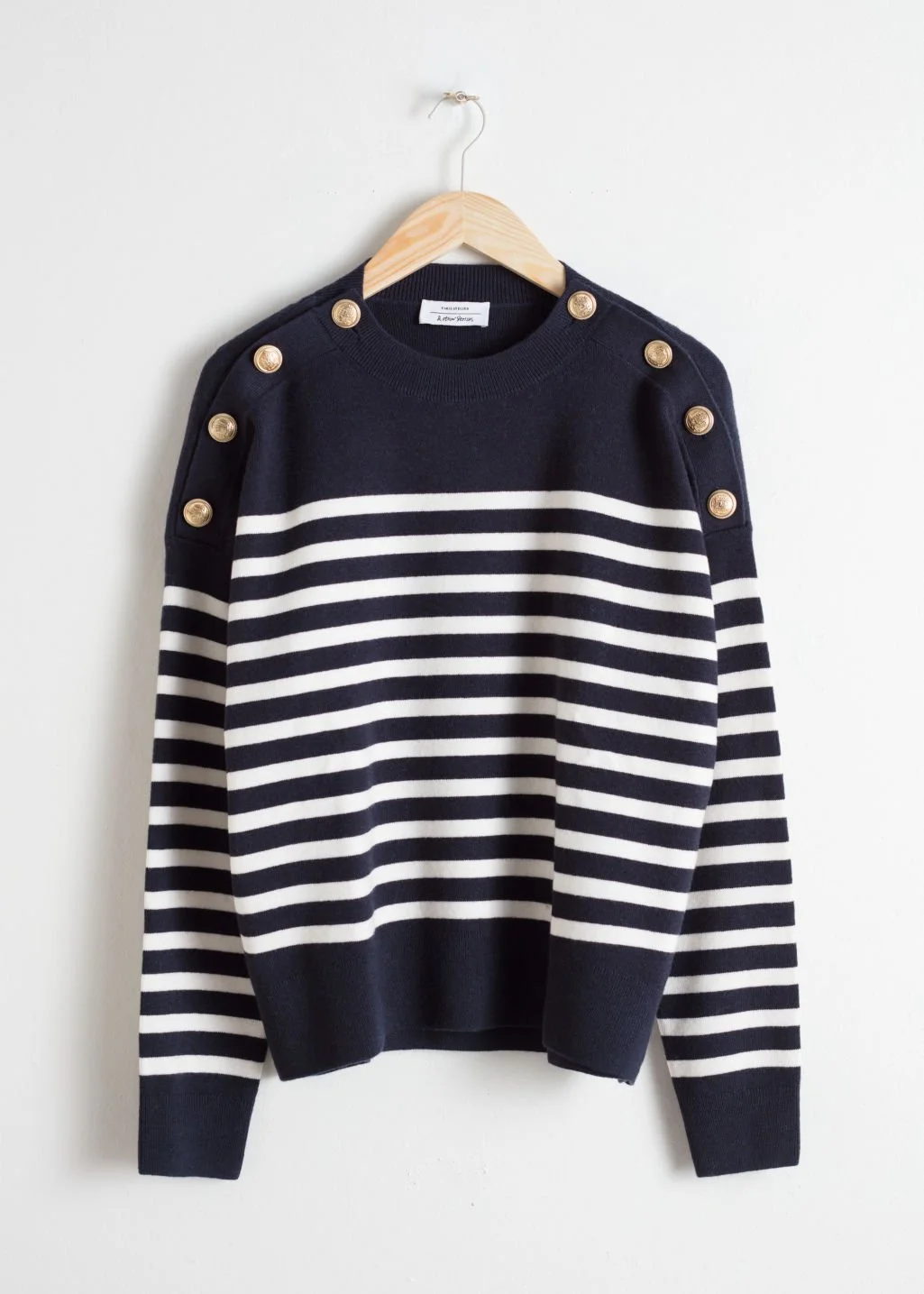 & Other Stories Stripe Knit Sweater