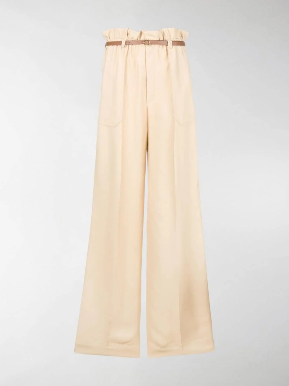 Chloé Paperbag-Waisted Palazzo Trousers