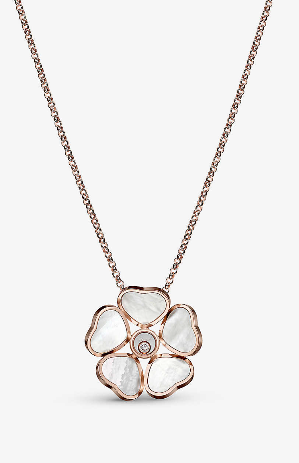 Chopard Happy Hearts Flower Necklace