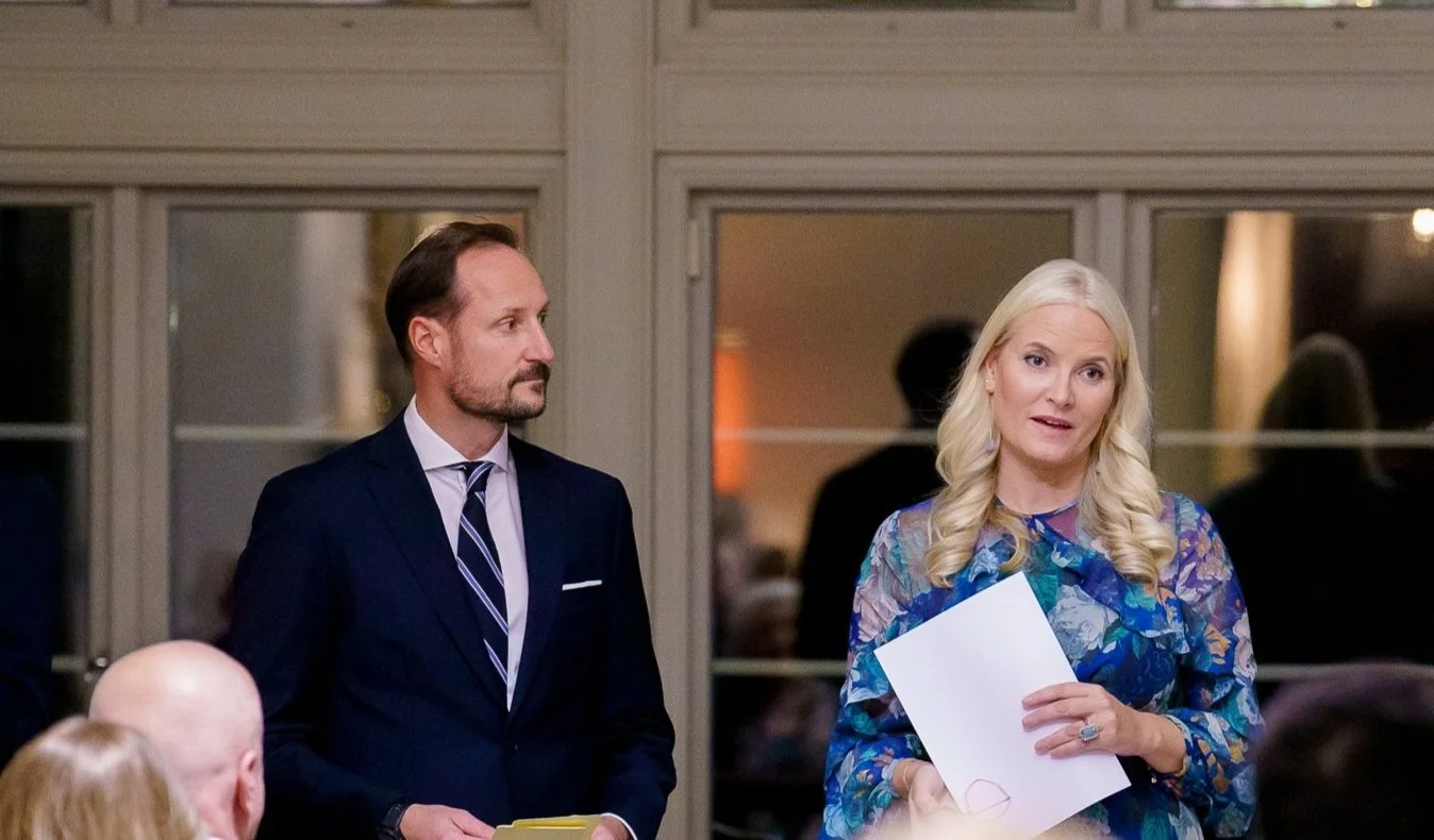 Crown Prince Haakon and Crown Princess Mette-Marit host banquet at Skaugum