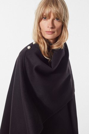 Carolina Herrera Double-Faced Wool Oversized Cape — UFO No More