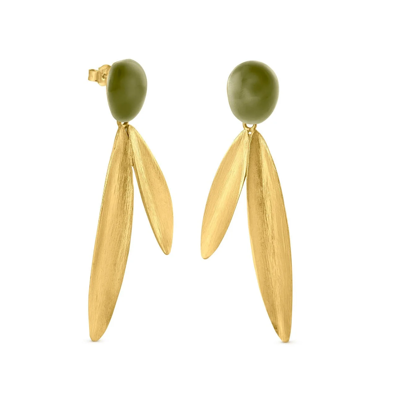 Clara Niubo Olivia Golden Earrings