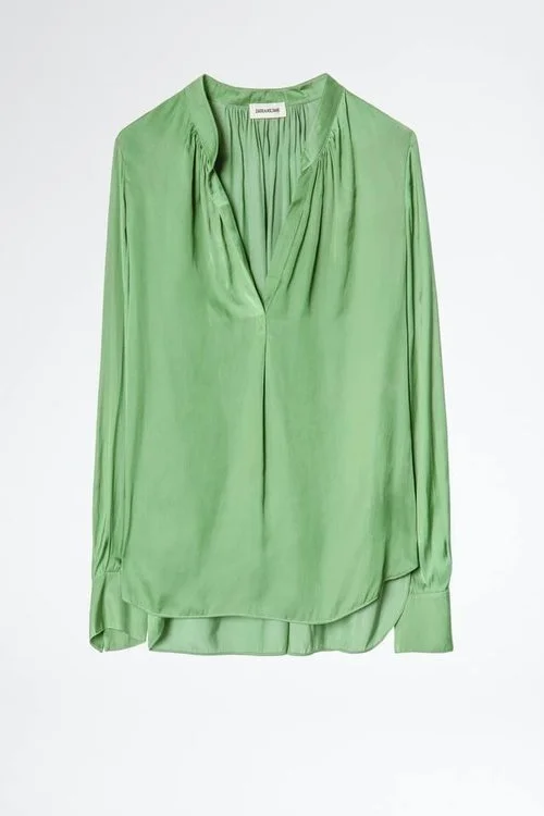 Zadig et Voltaire Tink Blouse in Green