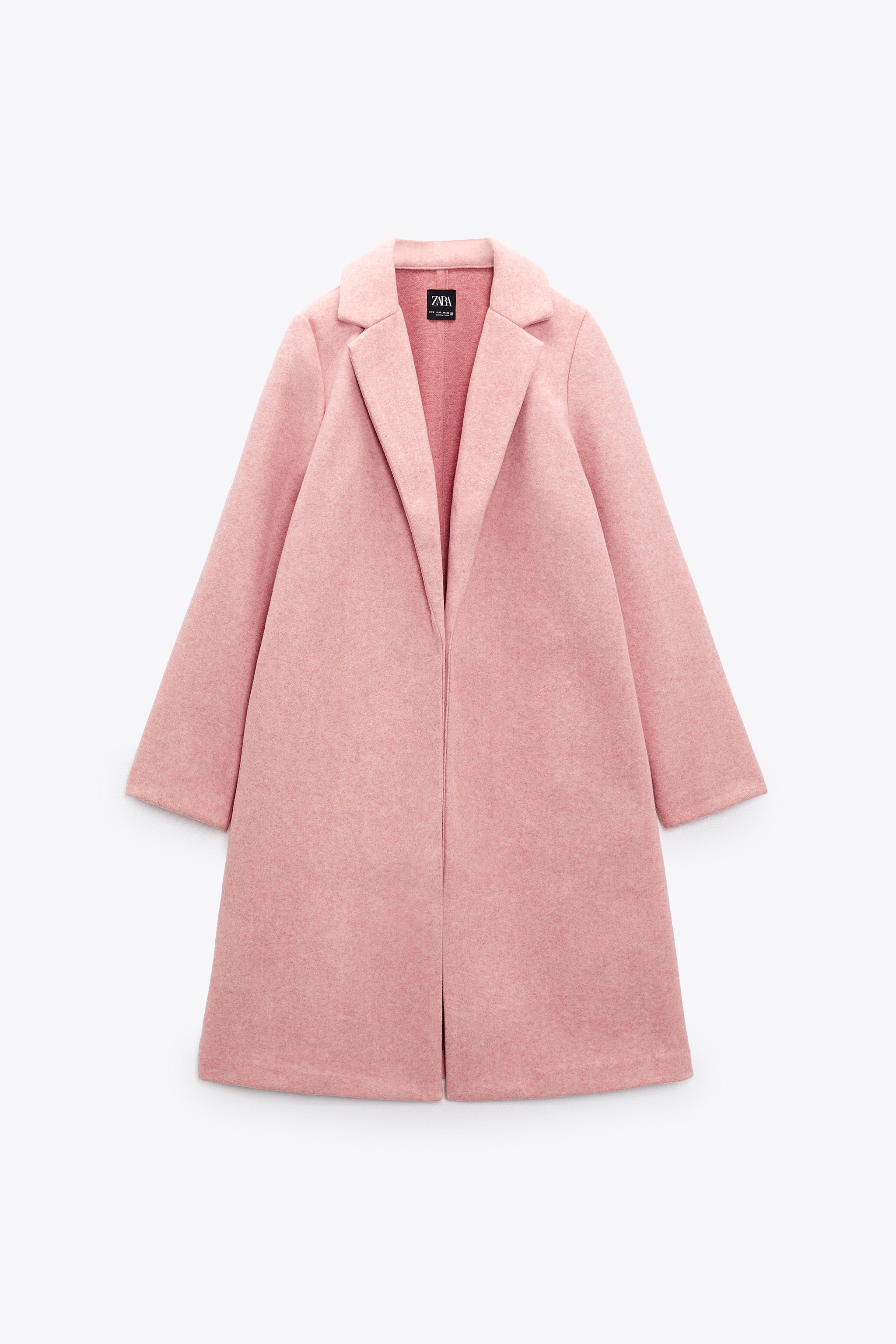 Zara Synthetic Wool Coat in Pink — UFO No More