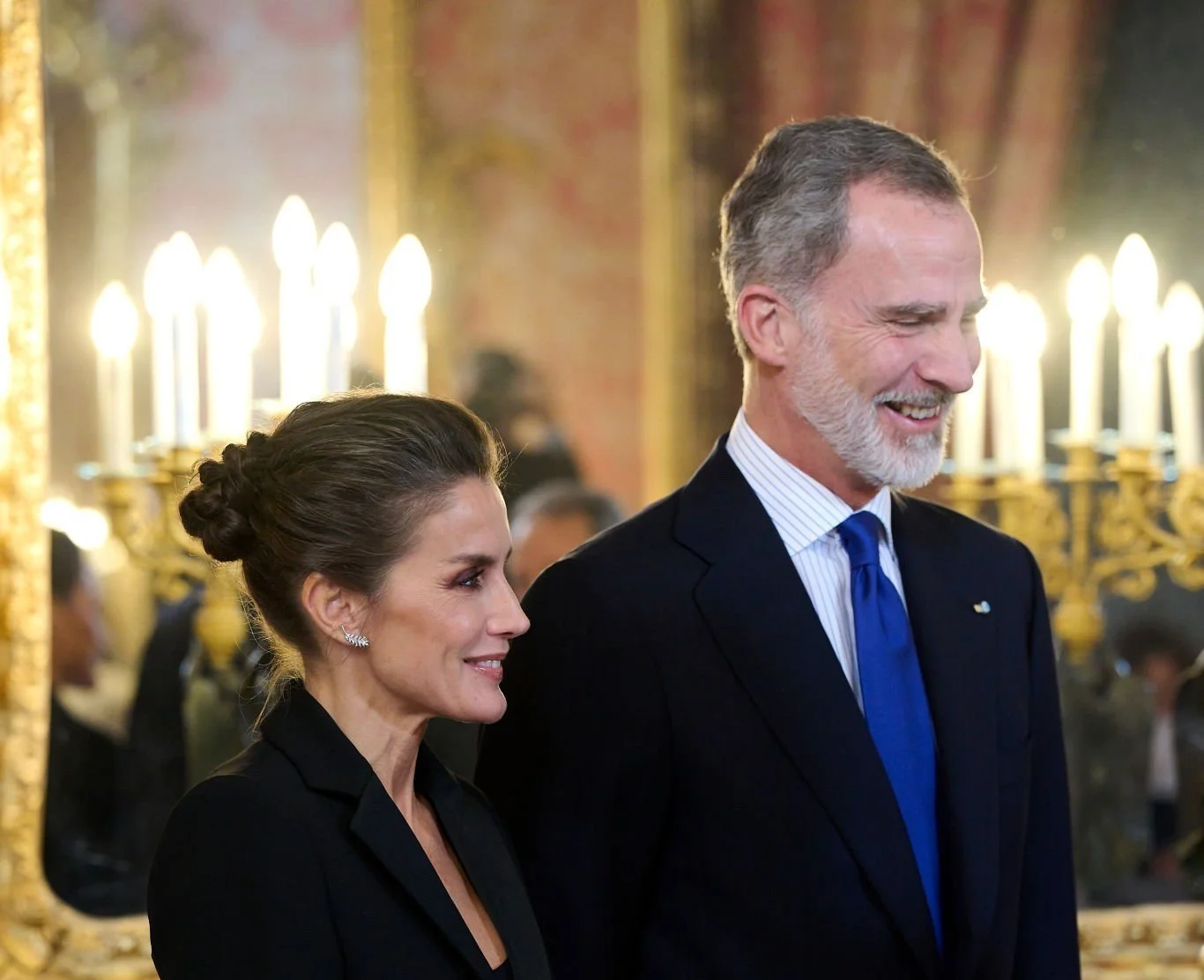 King Felipe and Queen Letizia host audience for guests of the Annual Session Of The NATO Parliamentary Assembly