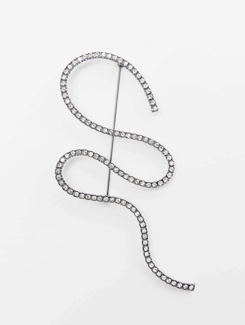 Zara Rhinestone Brooch