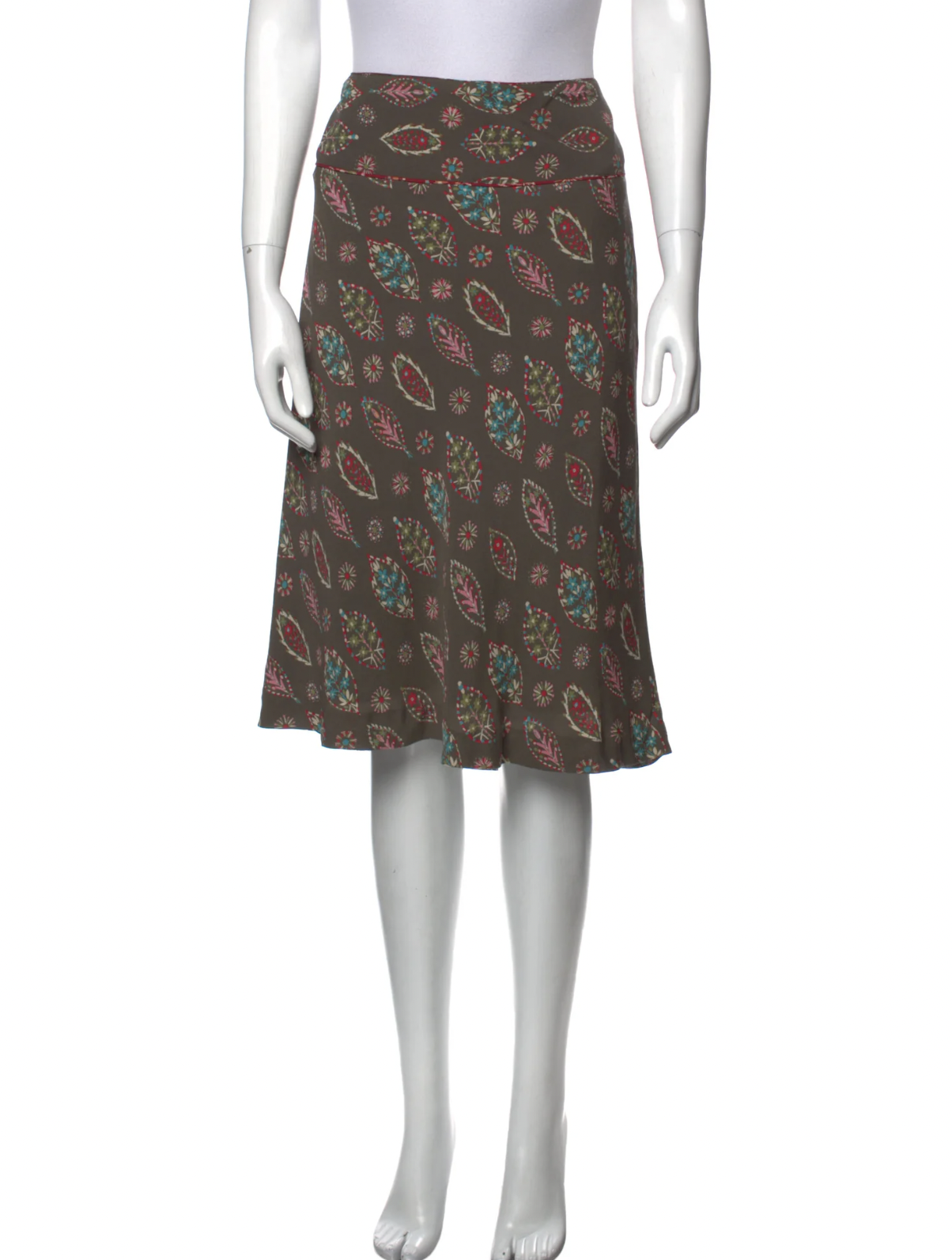 Cacharel Silk Skirt