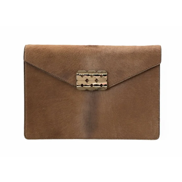 Sophie Habsburg Belle de Jour Clutch in Beige