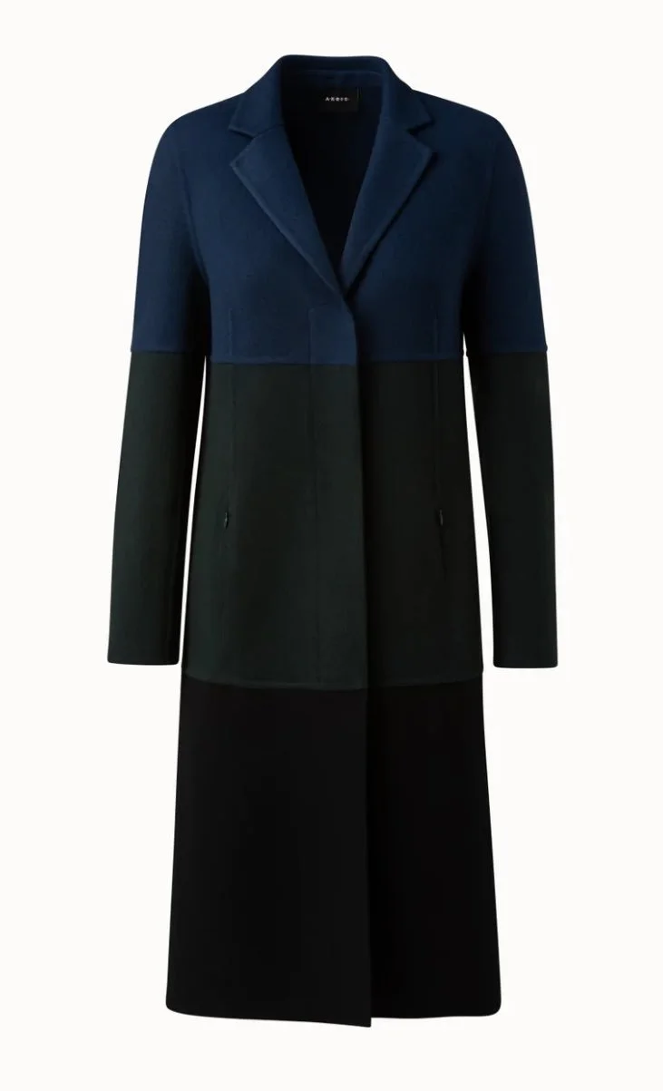 Akris Killian Colorblock Coat