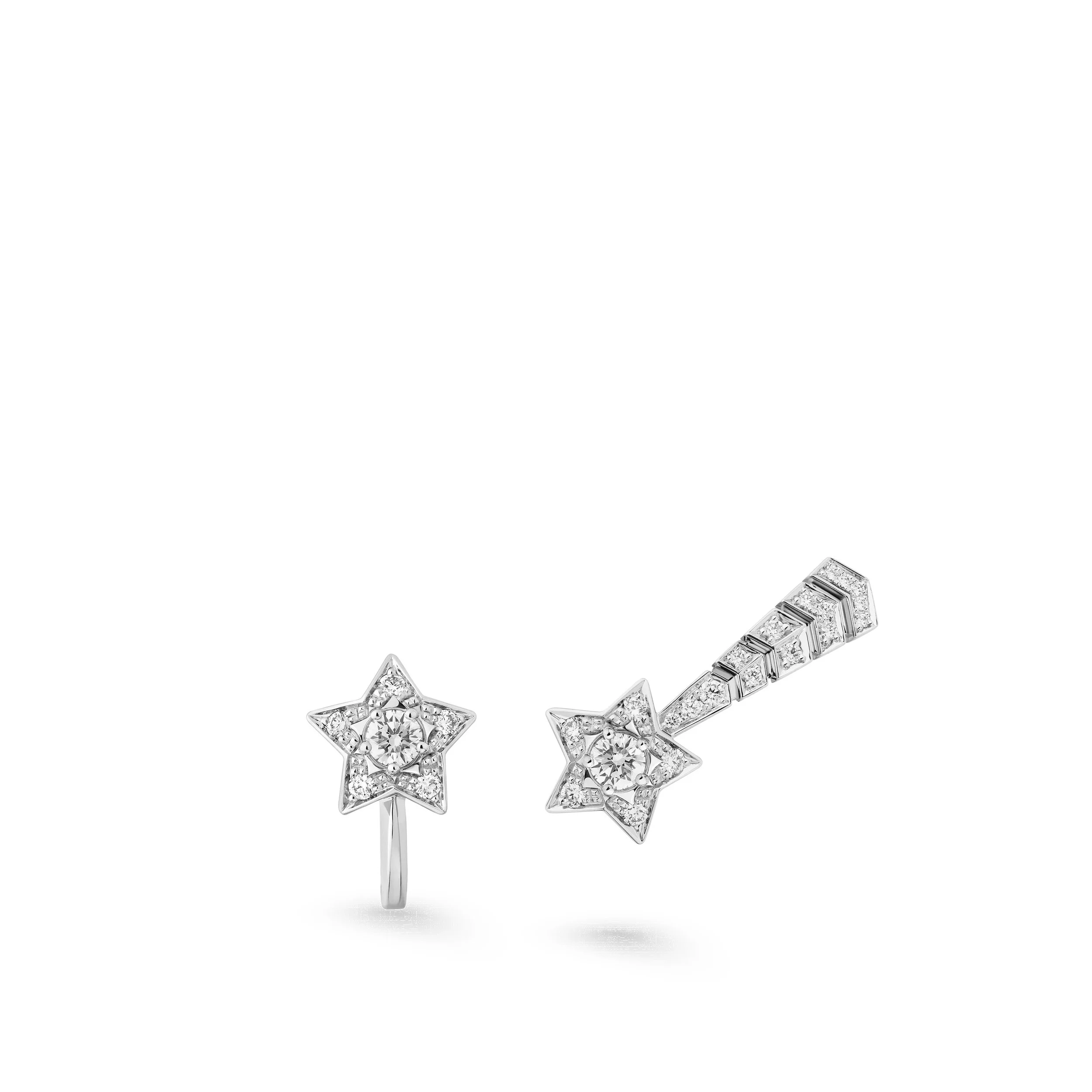 Chanel Comète Chevron Earrings in 18K White Gold.jpg