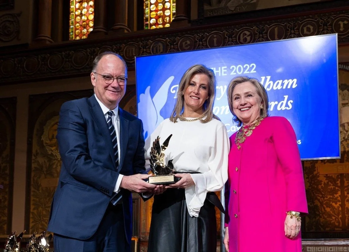 The Countess of Wessex receives 2022 Hillary Rodham Clinton Award