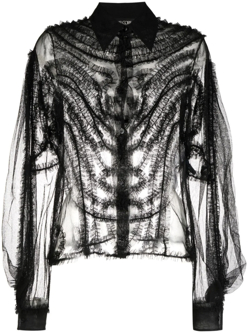 Del Core Sheer Silk Blouse — UFO No More