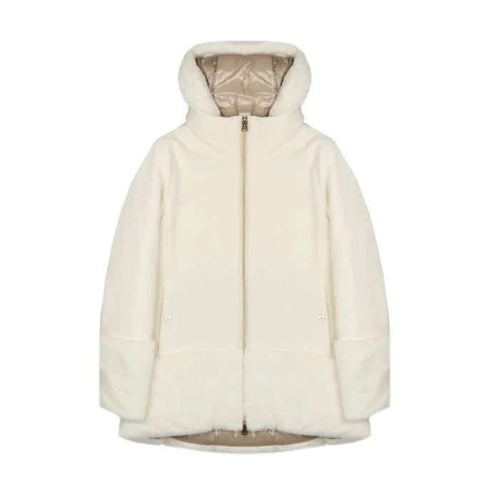 Herno Faux Fur Inserts Padded Coat