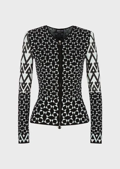 Giorgio Armani Fantazia Zip-Up Jacket