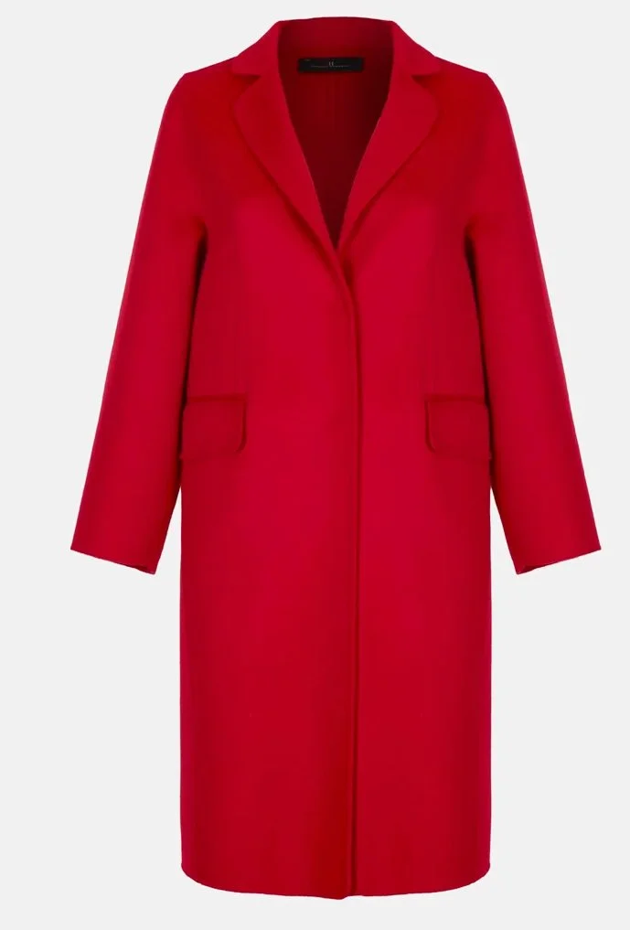 Carolina Herrera Double-Faced Wool Cocoon Coat