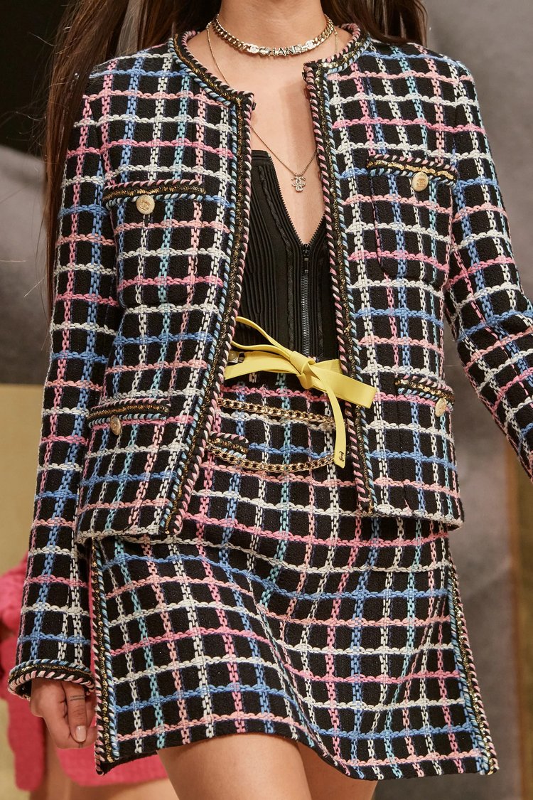 Chanel Wool Coat with Patch Pockets in Pink — UFO No More