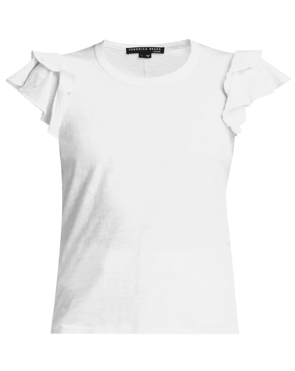 Veronica Beard Akeela Tee in White