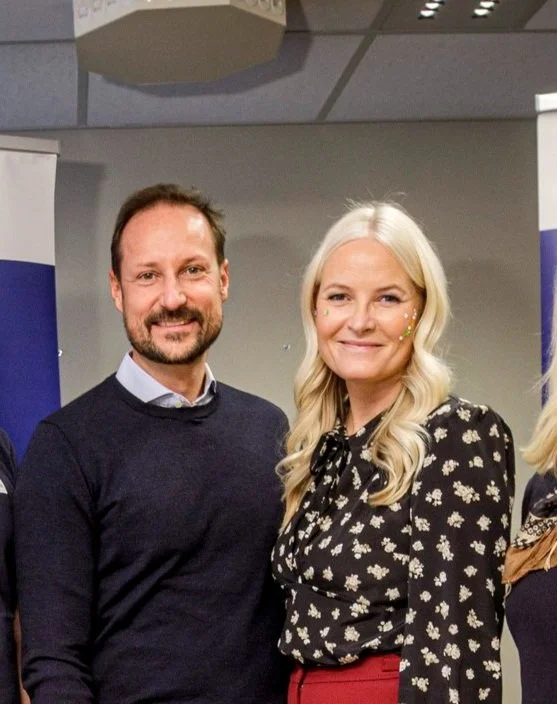 Crown Prince Haakon and Crown Princess Mette-Marit visit Blue Cross children's station in Oslo