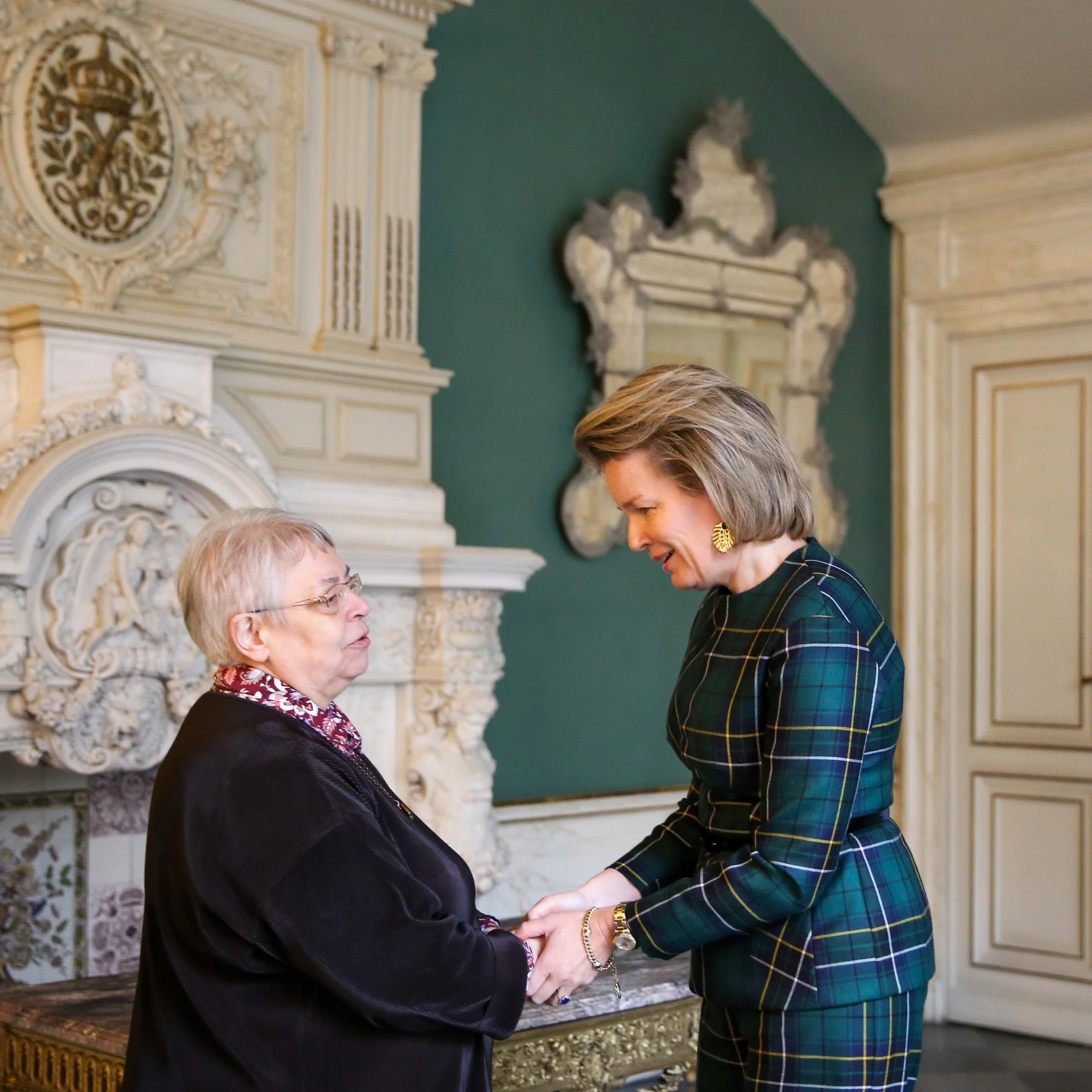 Queen Mathilde meets Dr. Hélène Brasseur