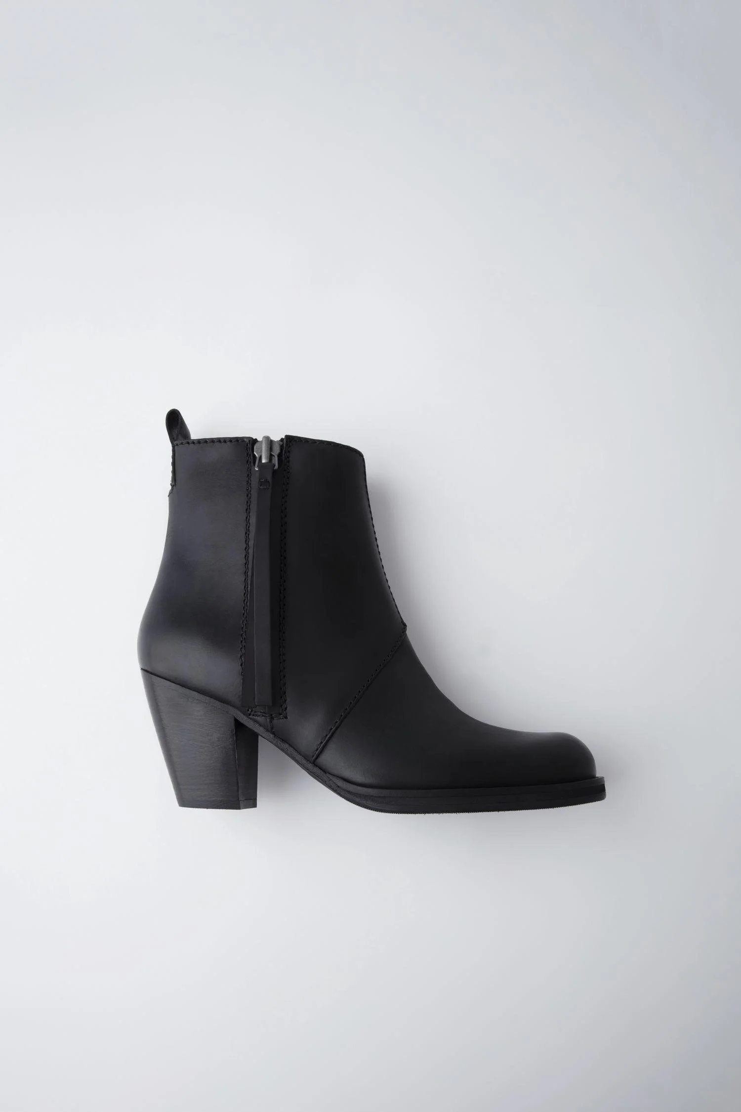 Acne Studios Pistol Boots in Black Leather