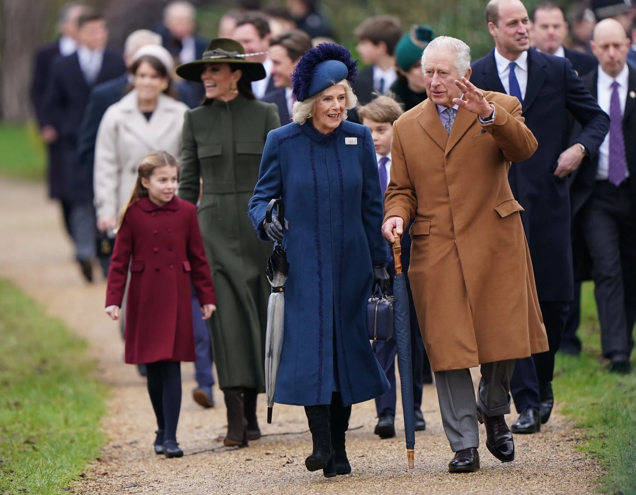 British Royal Family attends Christmas Day service at Sandringham
