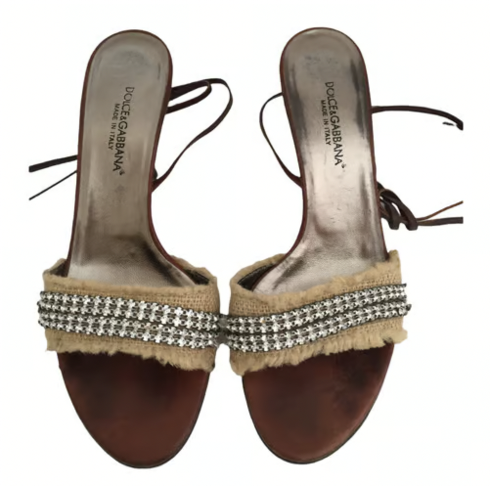 Dolce &amp; Gabbana Leather Sandals