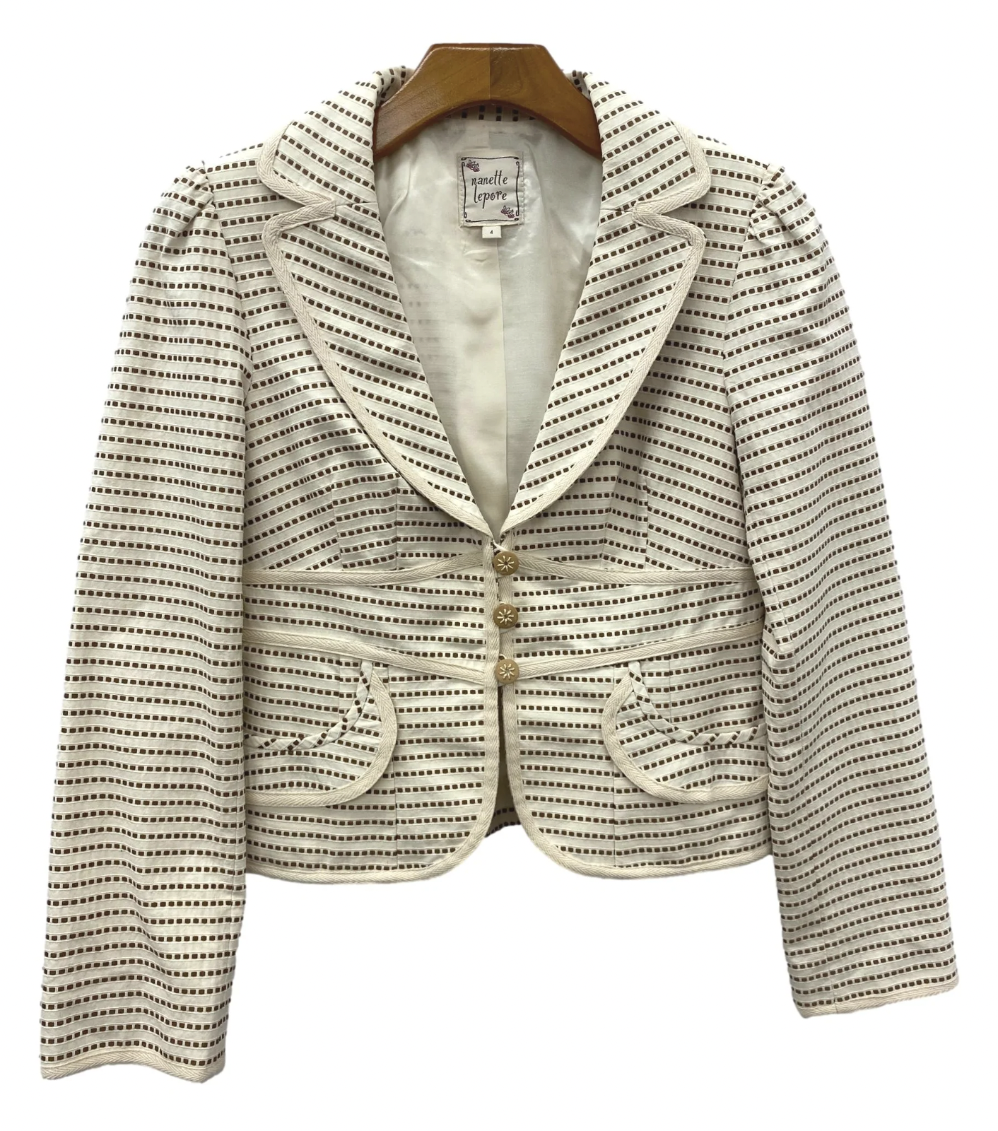 Nanette Lepore Striped Blazer