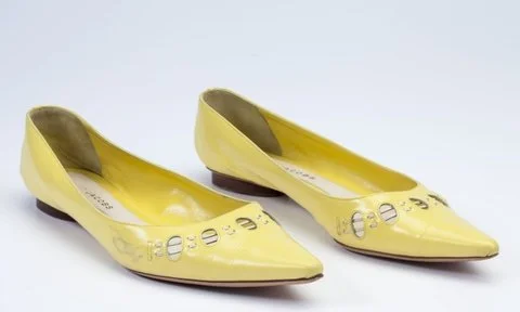 Marc Jacobs Cut-Out Detail Ballet Flats