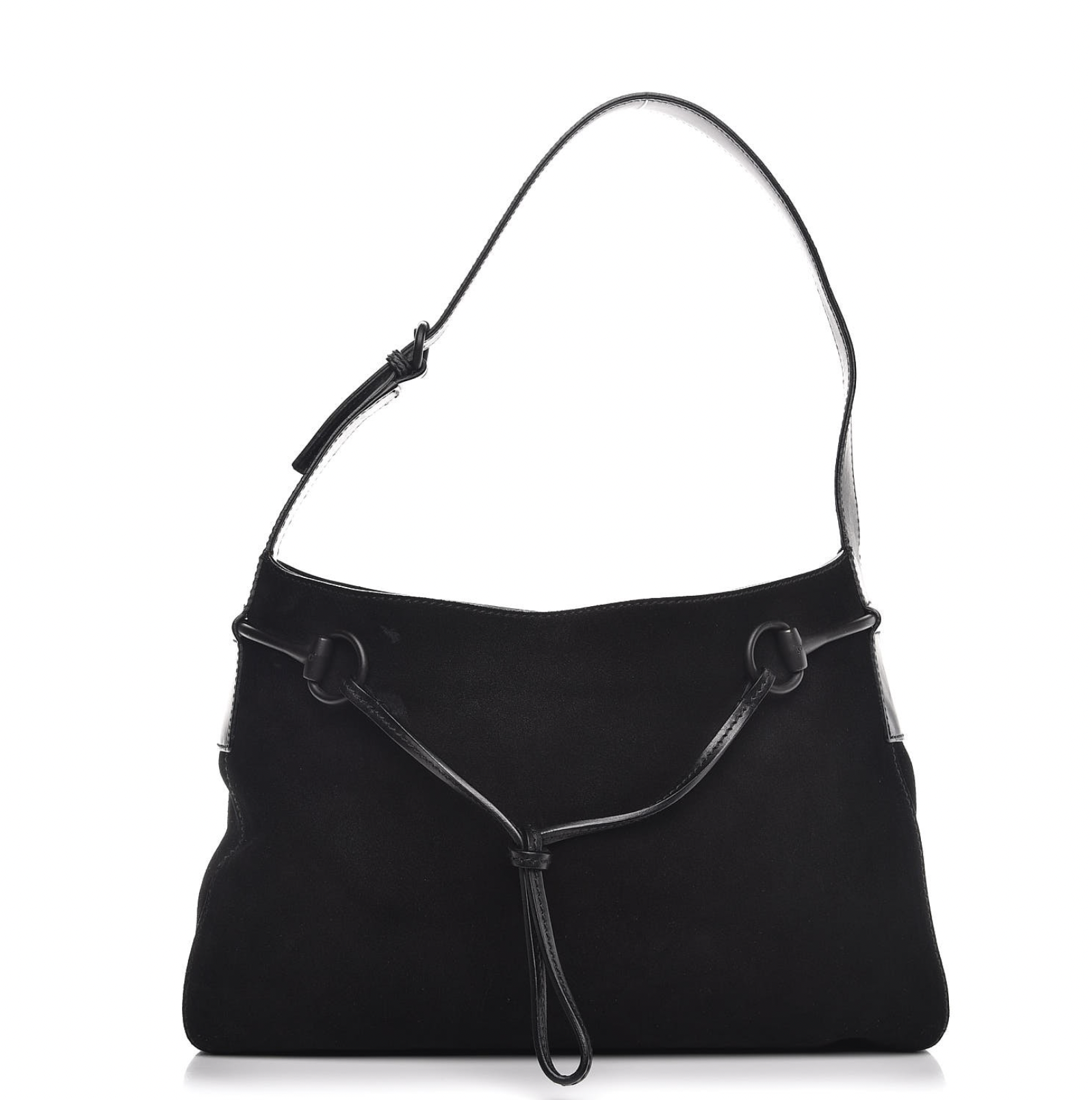 Gucci Suede Drawstring Hobo Bag