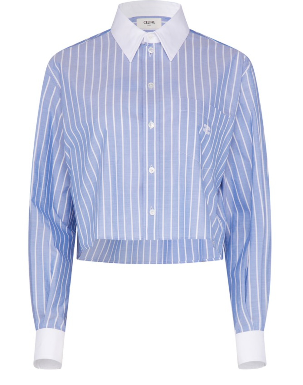 Céline Stripped Cropped Shirt — UFO No More
