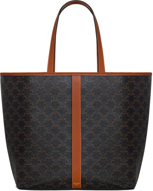 Celine medium cabas in triomphe canvas sale